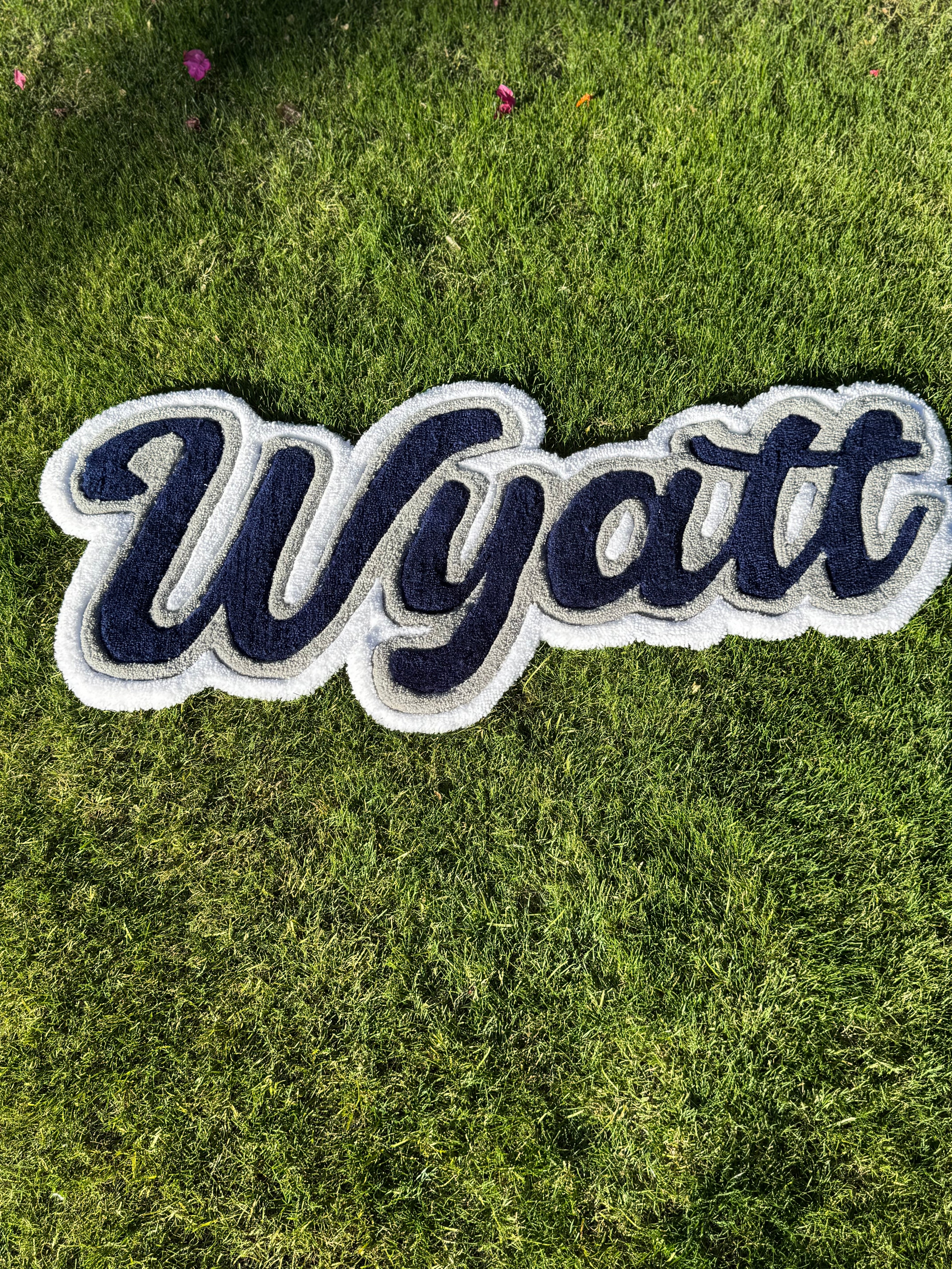 Custom Name Runner Rug